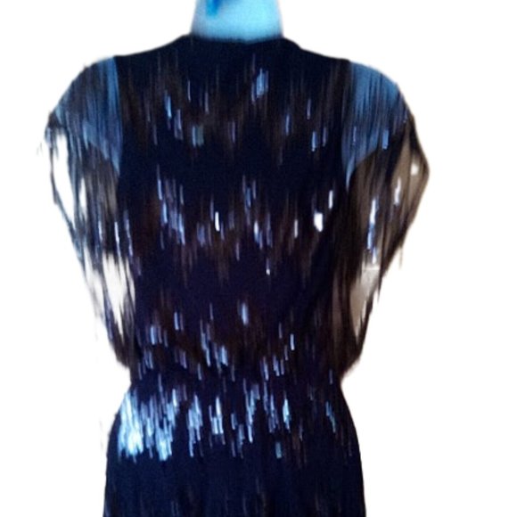 LE CHATEAU black Sparkly Dress Size XXS NEW NWT - Picture 4 of 4